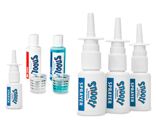 Snoot! Cleanser with 3 Extra 20ml Nasal Sprayers