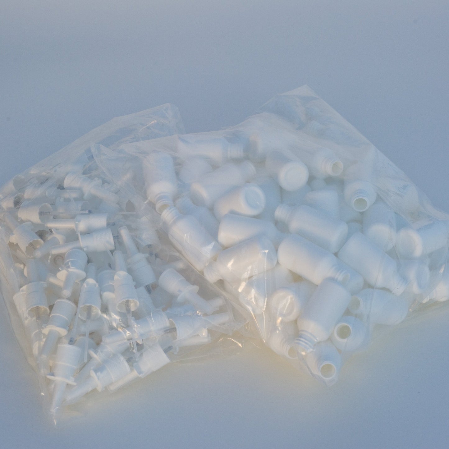 Pharma-quality 30ml HDPE Nasal Pump & Bottle - 100 units/bag