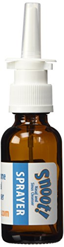 Snoot! Cleanser Neti Pot Alternative 2-Pack+Amber Nasal Sprayer
