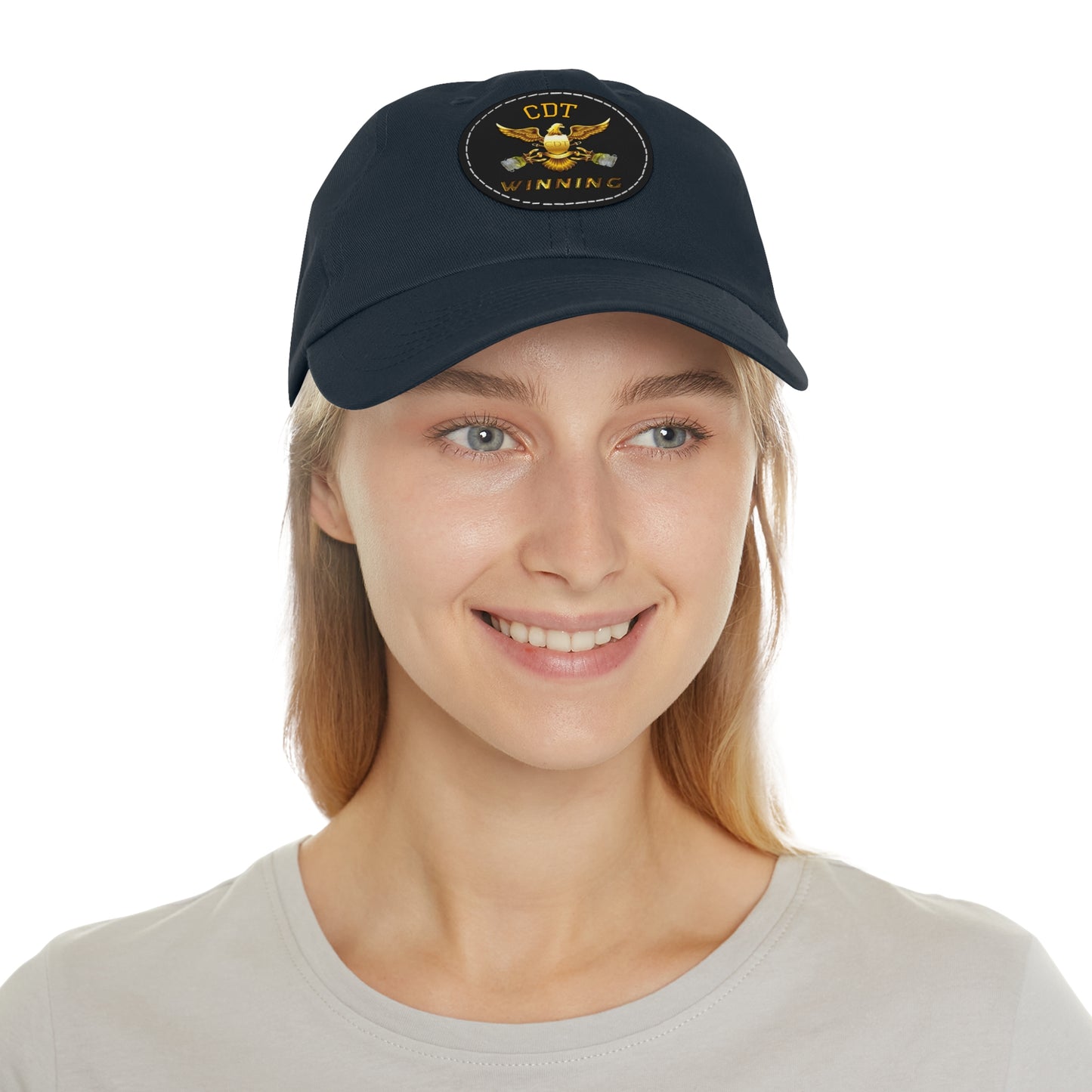 CDT Winning Dad Hat with Leather Patch