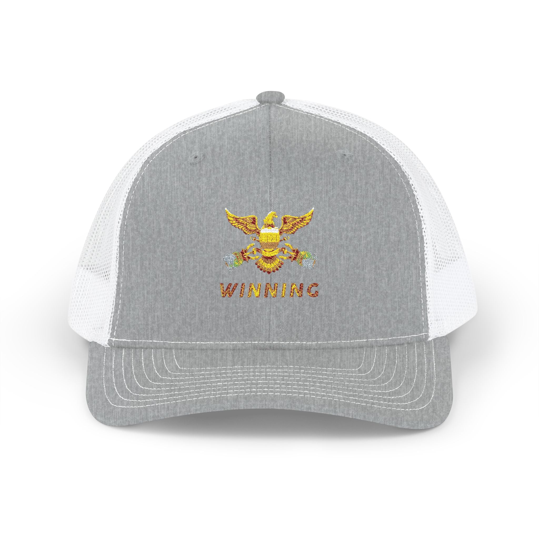Embroidered Eagle Snapback Trucker Cap