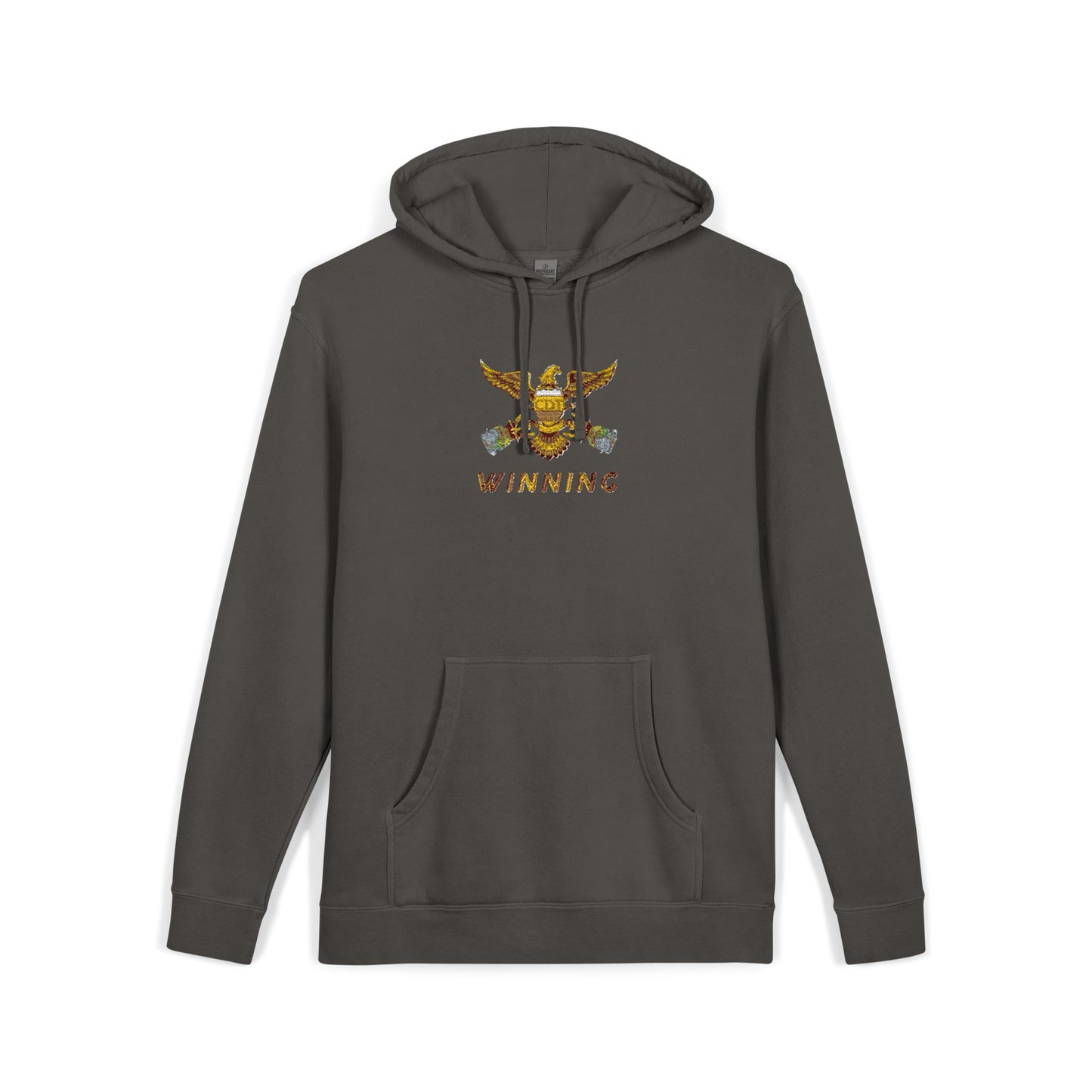 Unisex Pigment-Dyed Hoodie (Embroidery)