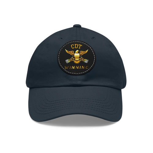 CDT Winning Dad Hat with Leather Patch