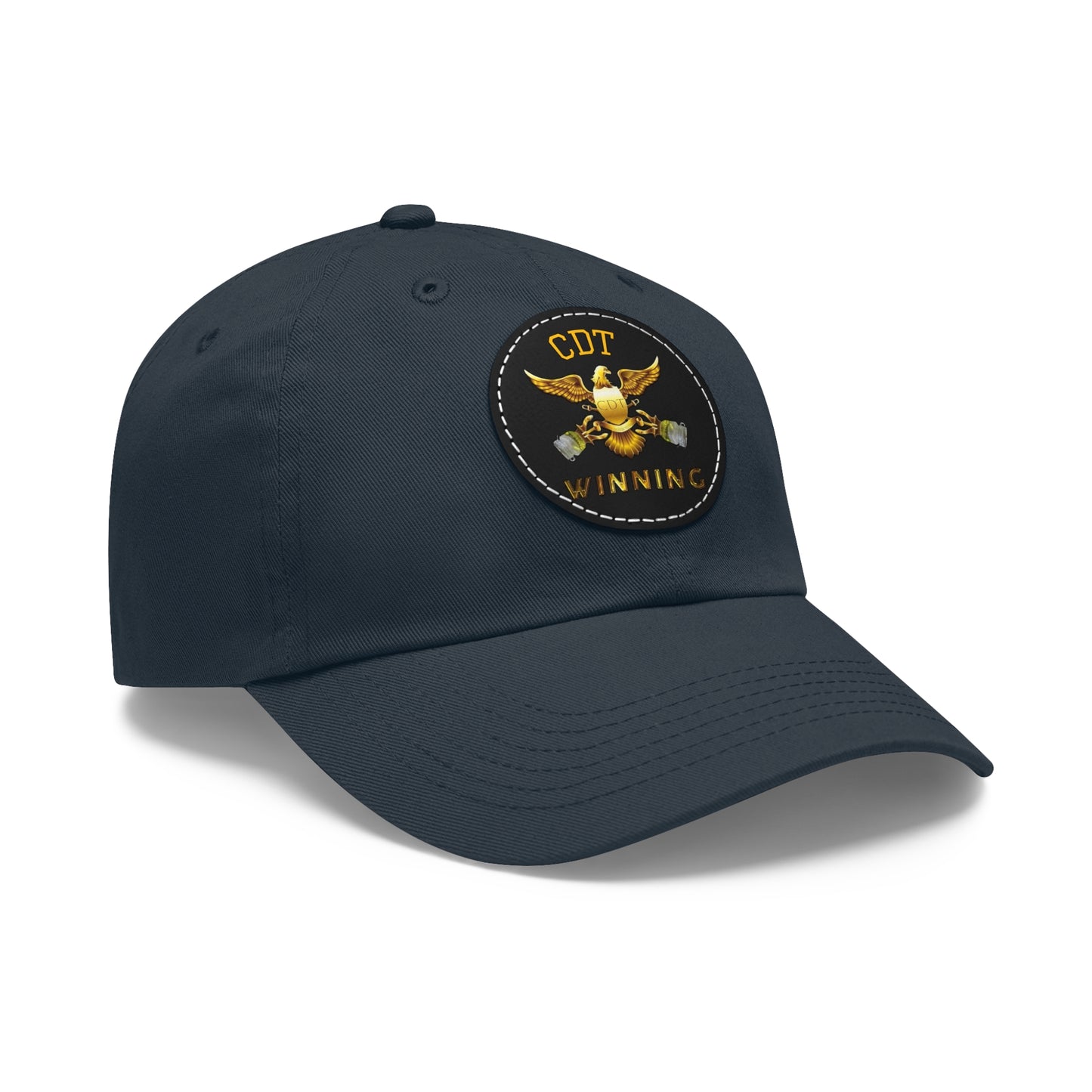 CDT Winning Dad Hat with Leather Patch