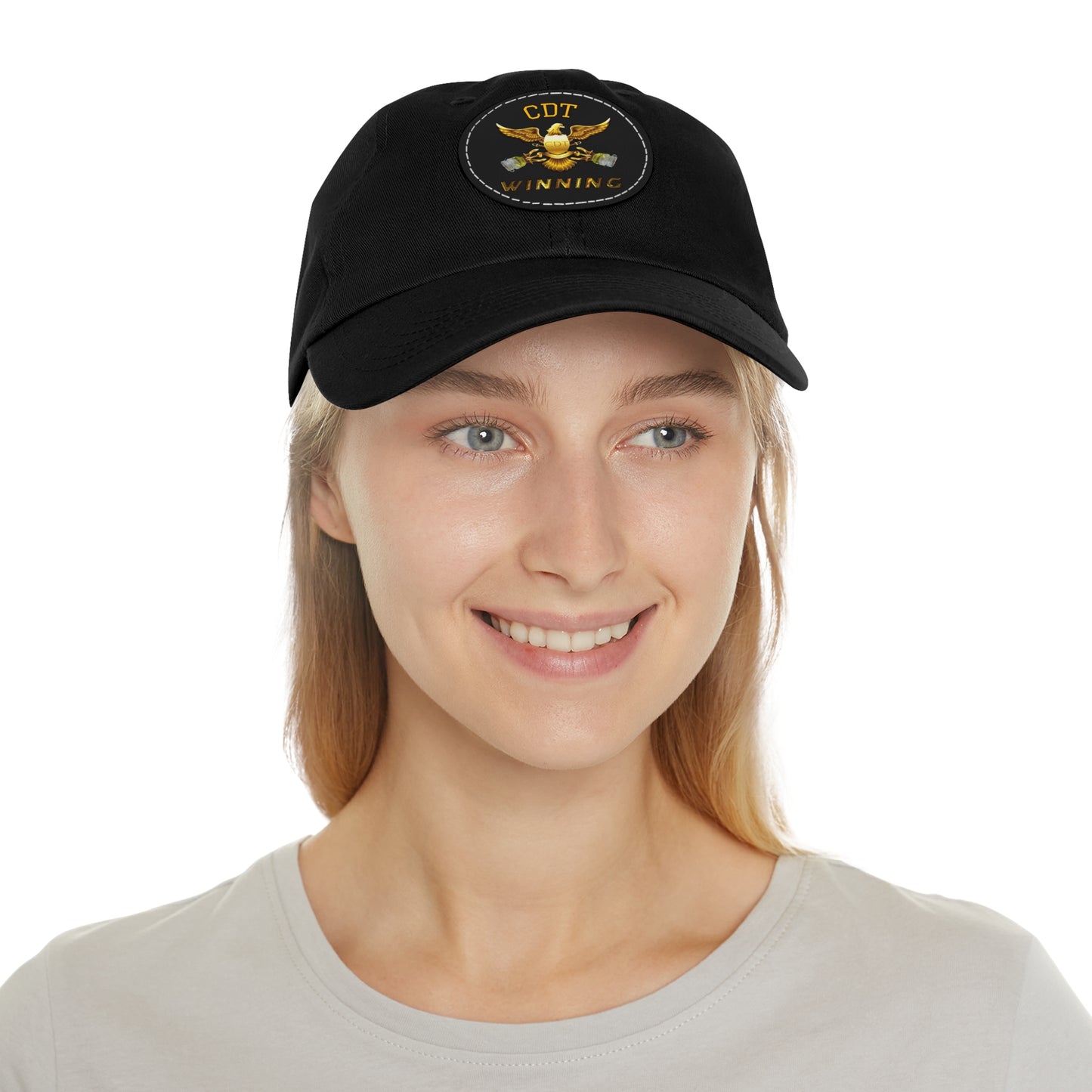 CDT Winning Dad Hat with Leather Patch