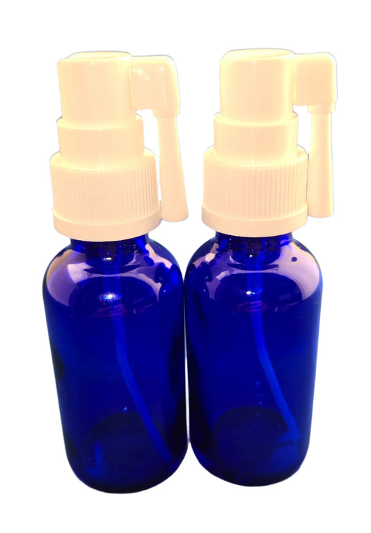 Snoot! 30ml Cobalt Blue Glass Oral Sprayers 2-Pack