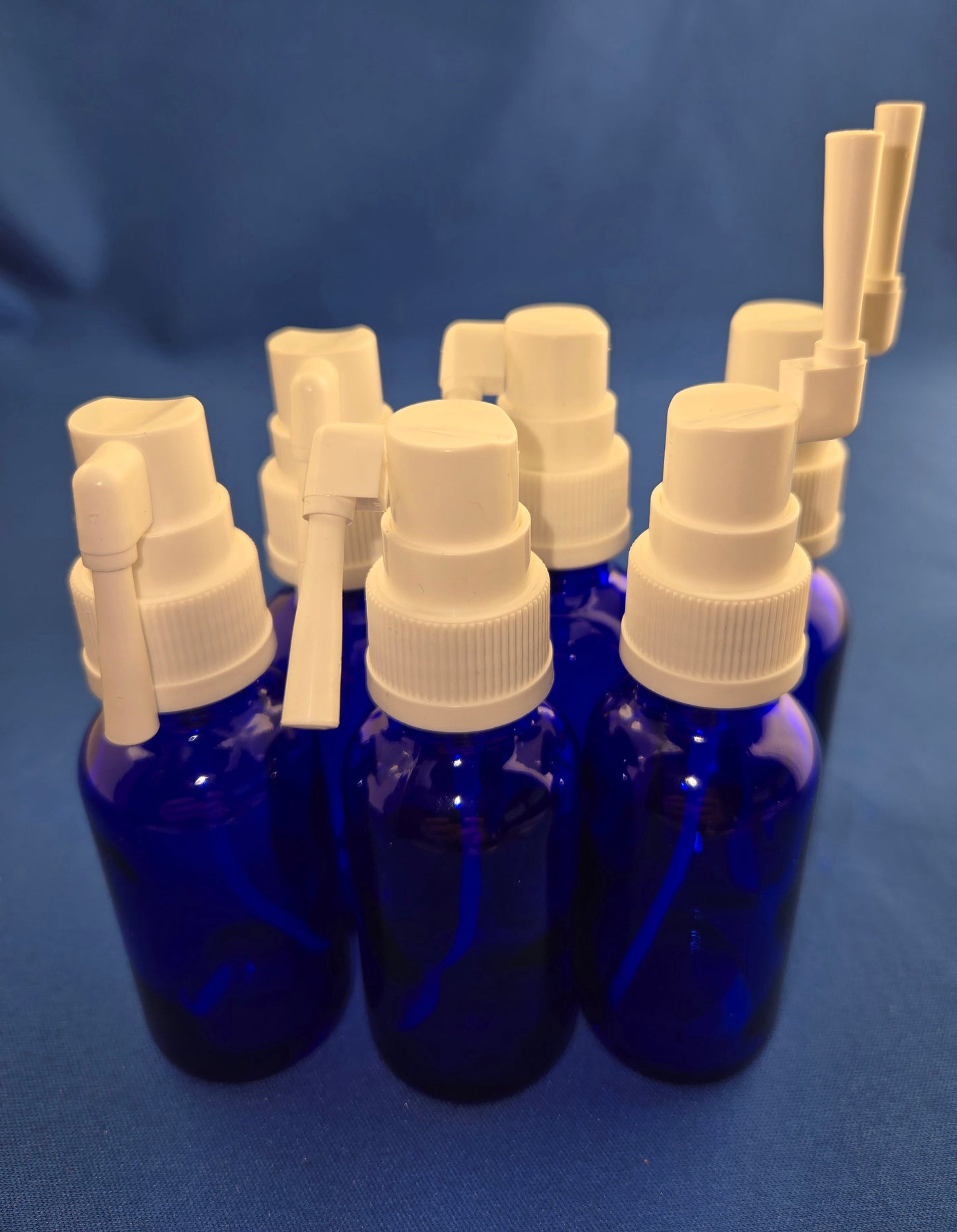 Snoot! 30ml Cobalt Blue Glass Oral Sprayer 6-pack