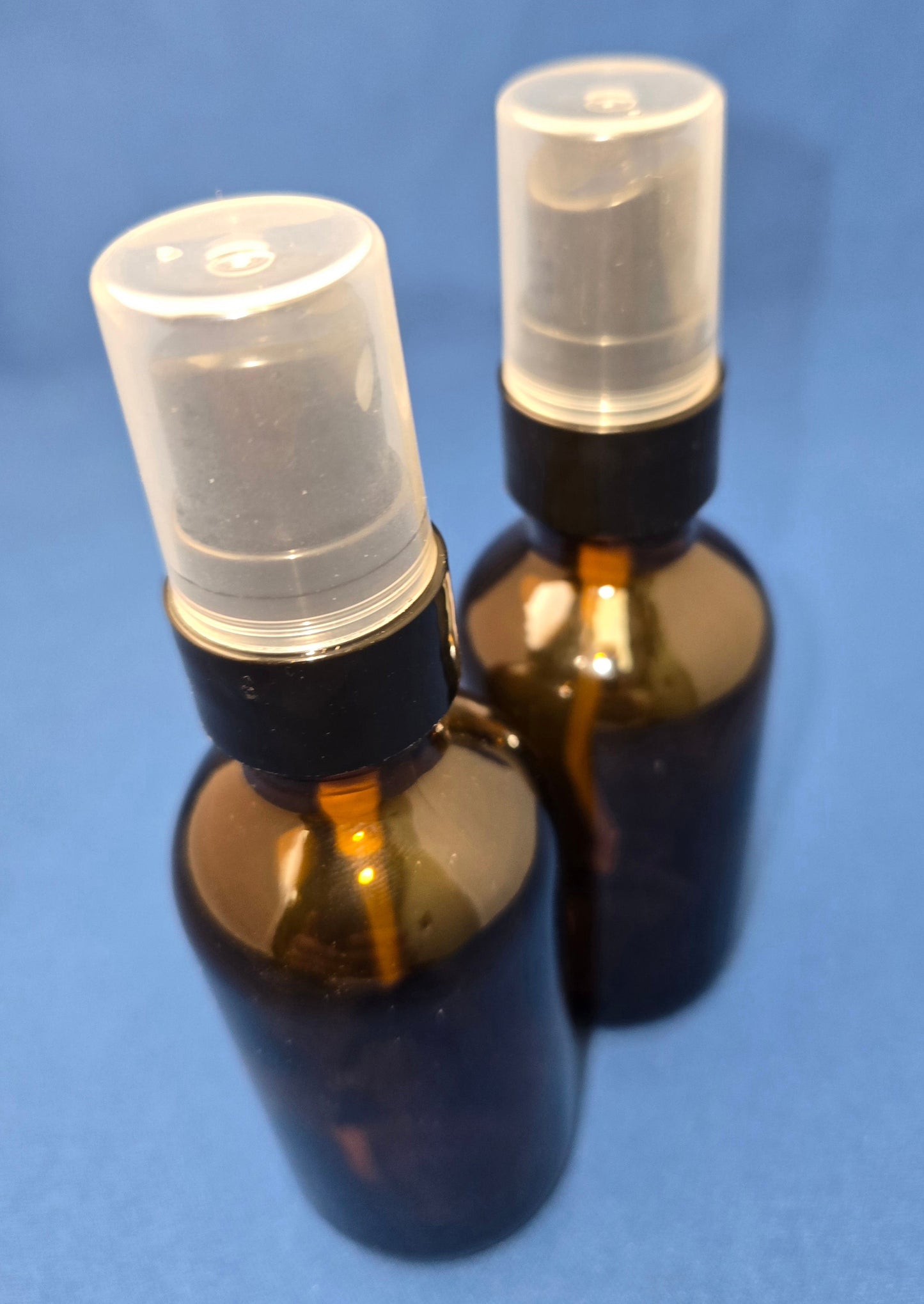 Snoot! 60 ml (2 oz) Amber Glass Mist Sprayers 2-Pack
