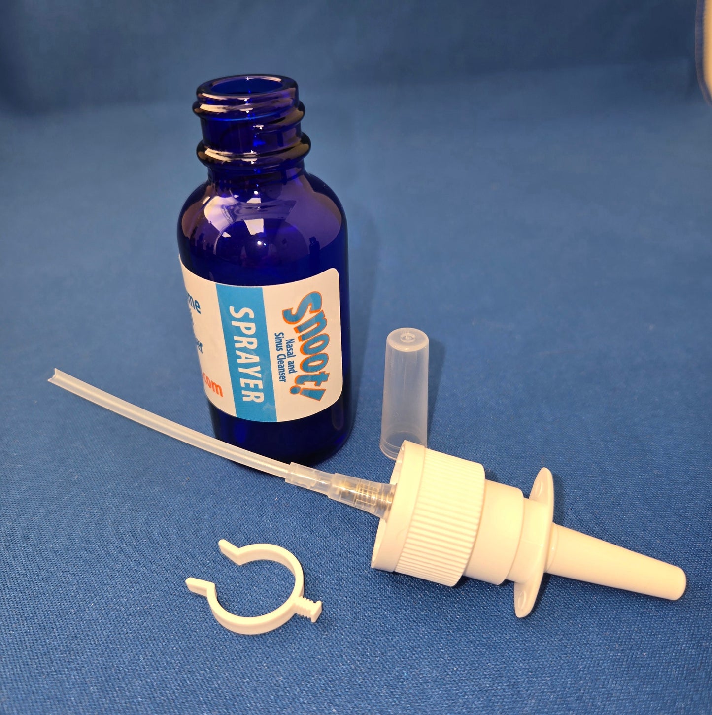 Snoot! Cleanser 2 Pack (Mild Formula)+2 Cobalt Blue Nasal Sprayers