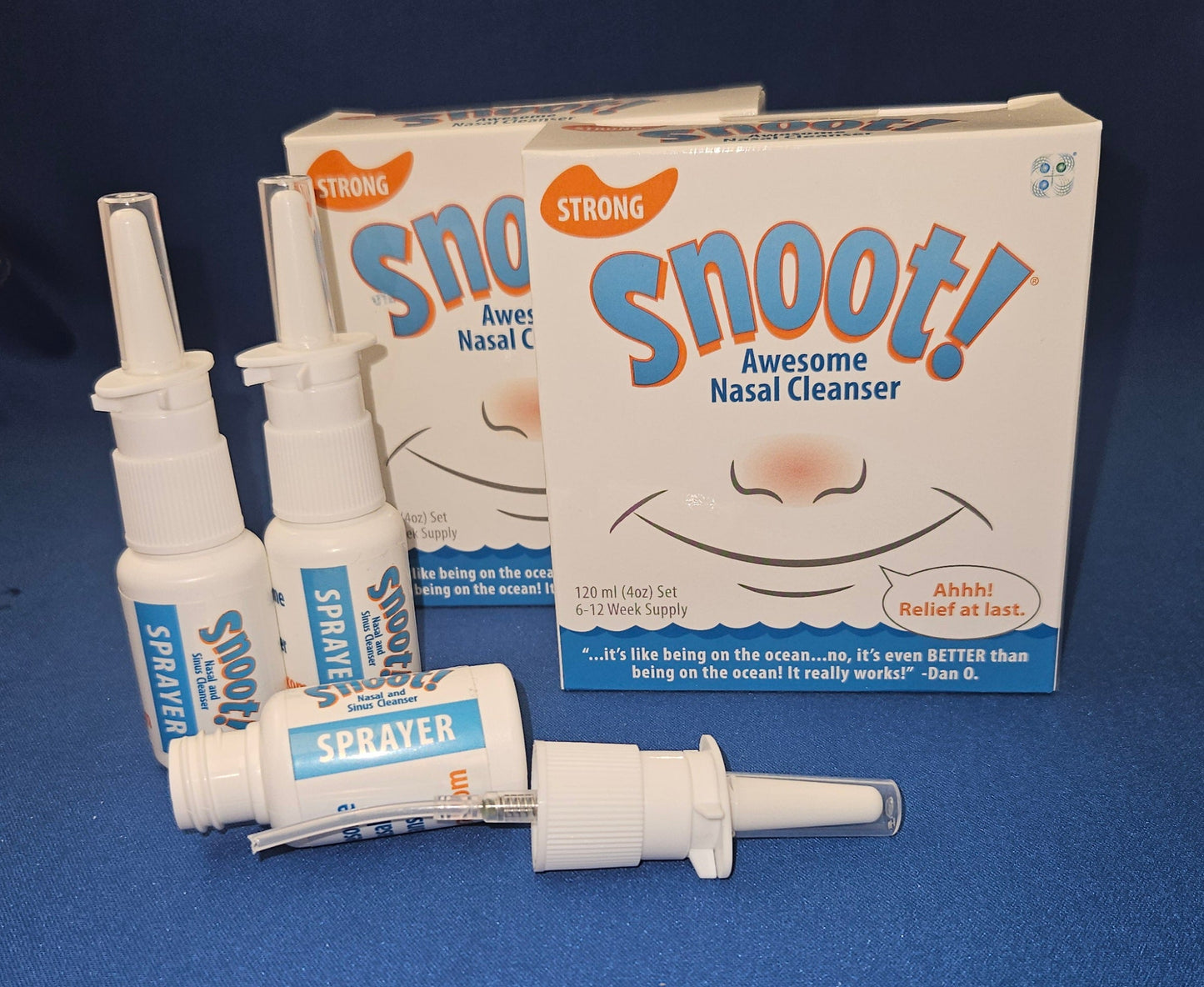 Snoot! Cleanser 2 Pack (Strong Formula)+3 Extra 20ml Sprayers
