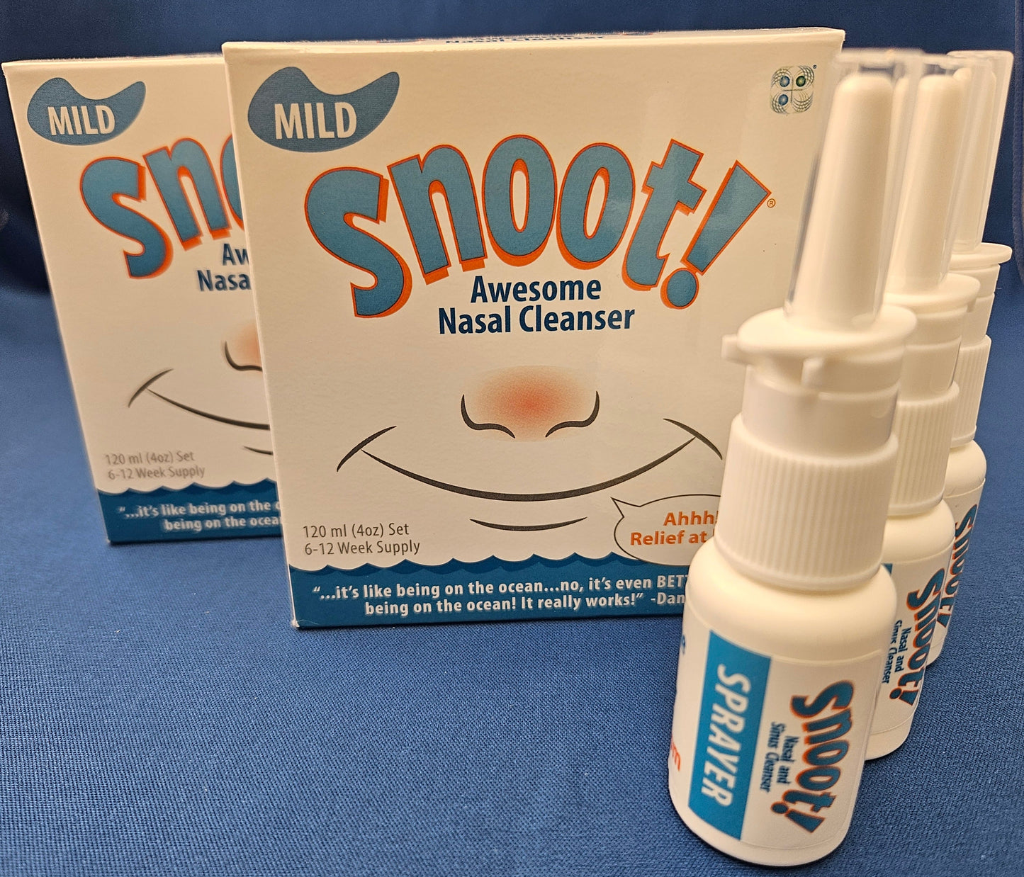 Snoot! Cleanser 2 Pack (Mild Formula)+3 Extra 20ml Sprayers