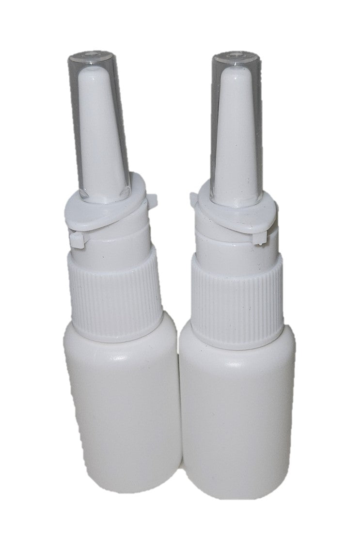 Snoot! 30ml Nasal Pump Sprayer & Bottle Sets 2 Pack-NO LABELS