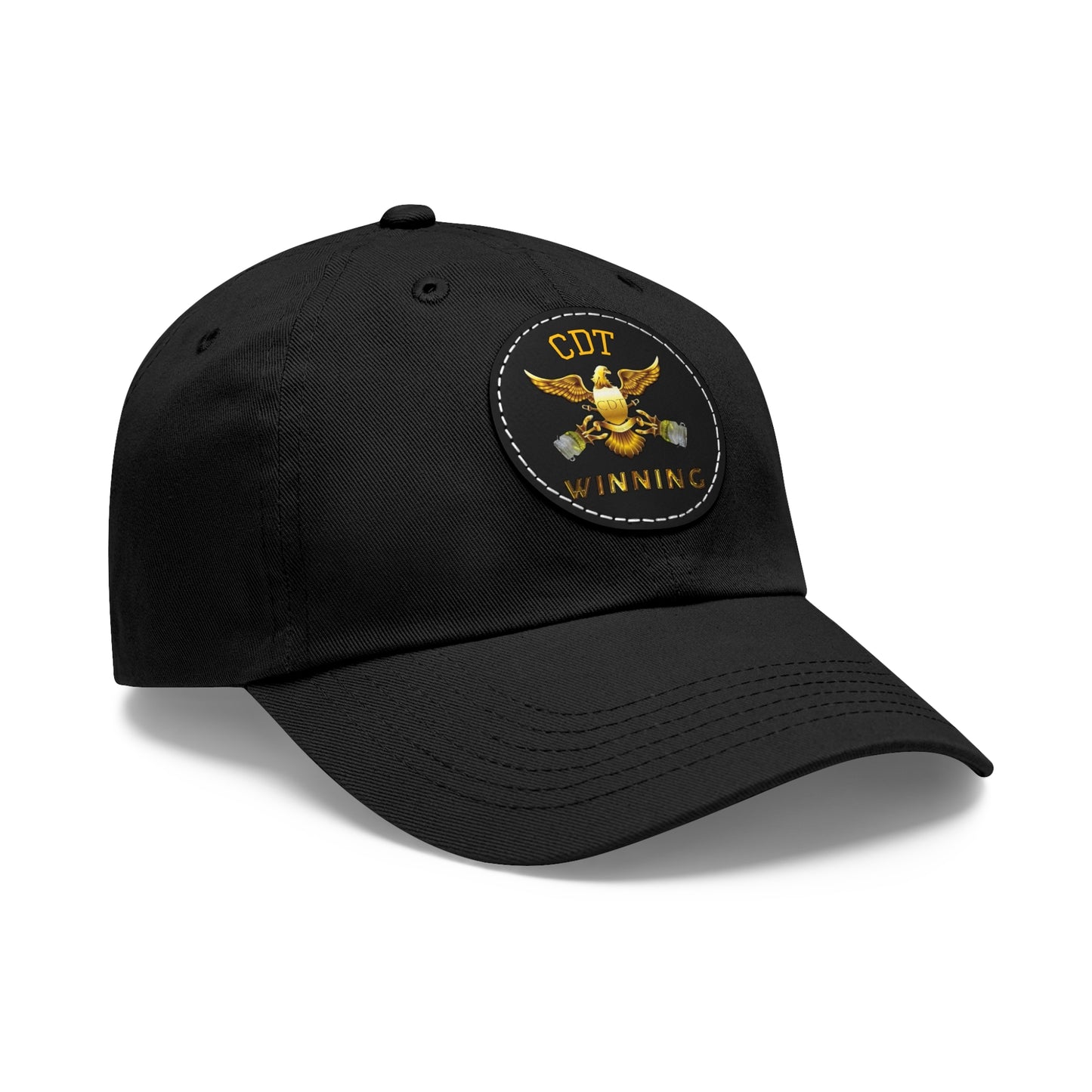 CDT Winning Dad Hat with Leather Patch