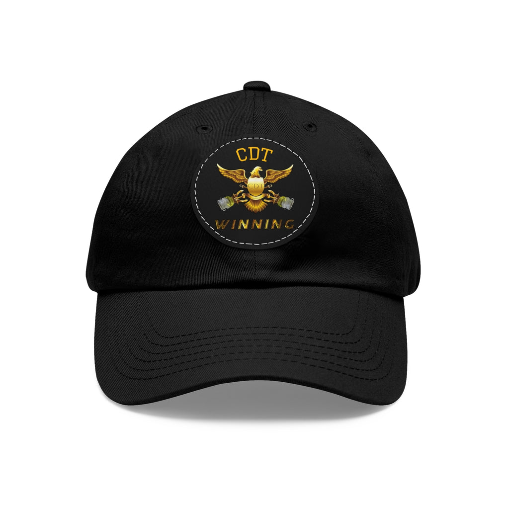 CDT Winning Dad Hat with Leather Patch