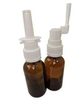 Snoot! 30ml Amber Glass Nasal and Oral Sprayer 2-pack