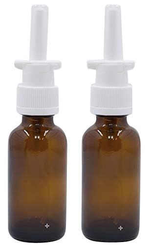 Snoot! 30ml Amber Glass Nasal Sprayers 2-Pack