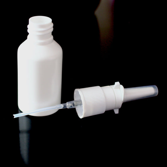 Pharma-quality 30ml HDPE Nasal Pump & Bottle - 100 units/bag