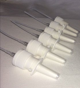 Pharma-quality 30ml HDPE Nasal Pump Sprayer & Bottle Sets 25 Pack-NO LABELS