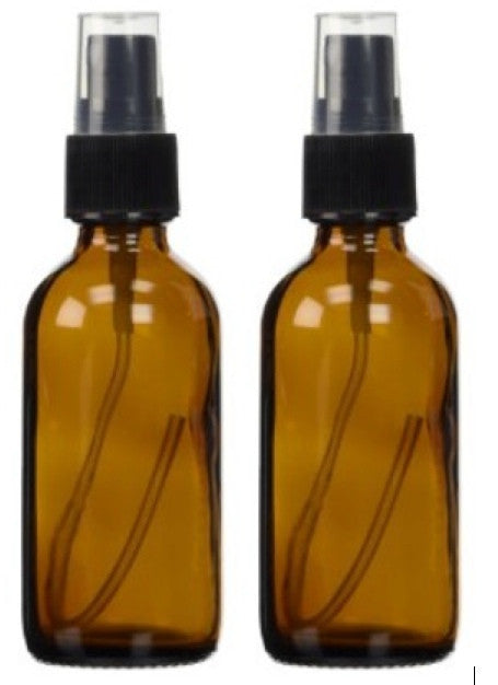 Snoot! Sprayer Combo Set-Two 30ml (1 oz) Amber Glass Nasal & two 60 ml (2 oz) Amber Glass Misters