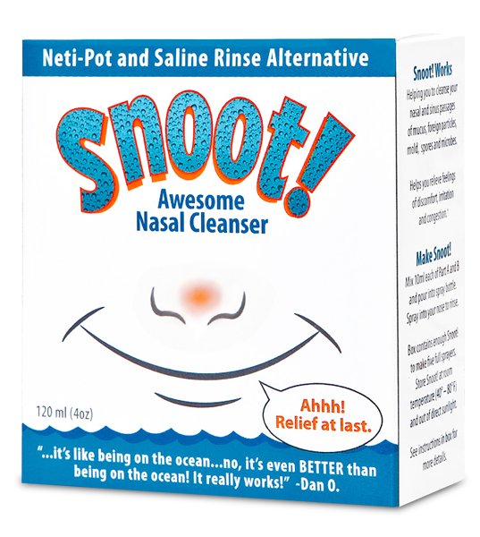 Snoot! Nasal Cleanser STRONG Formula - Great for serious congestion!
