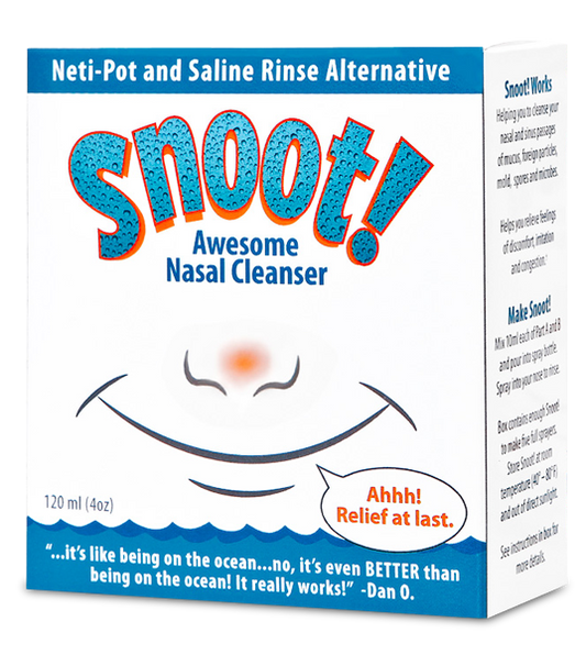 Snoot! Nasal Cleanser STRONG Formula - Great for serious congestion!