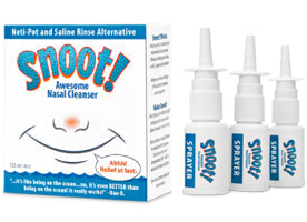 Snoot! Cleanser with 3 Extra 20ml Nasal Sprayers